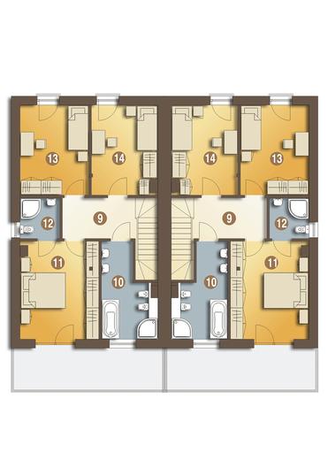 Nina trend z garażem 1-st. [A-BL1]