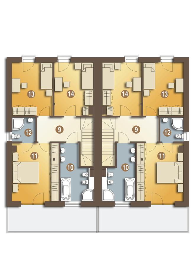 Nina trend z garażem 1-st. [A-BL1]