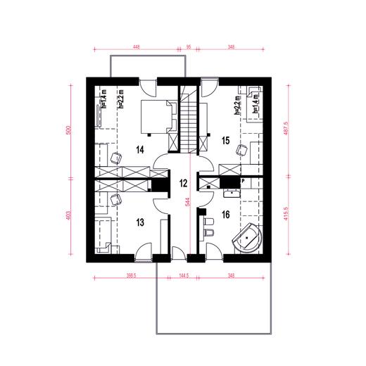 Nowalia z garażem 1-st. [A]