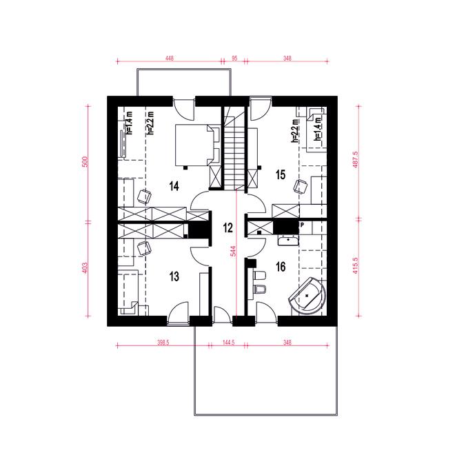 Nowalia z garażem 1-st. [A]