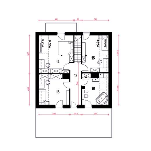 Nowalia z garażem 1-st. [A1]