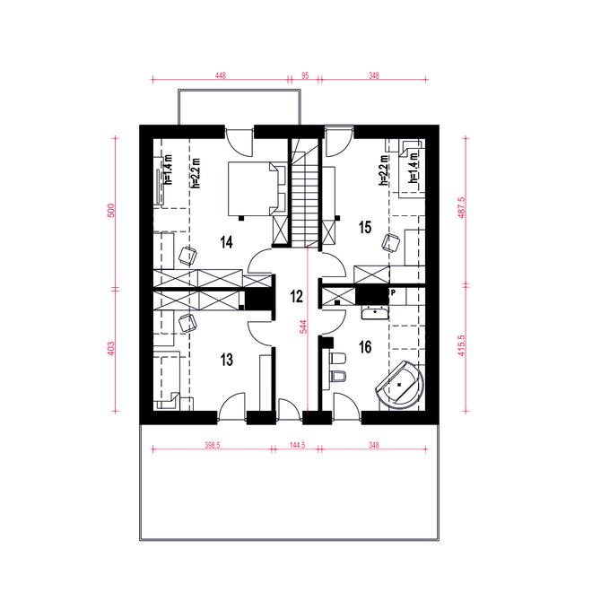 Nowalia z garażem 1-st. [A1]
