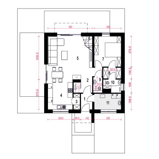 Nowalia bez garażu [B]