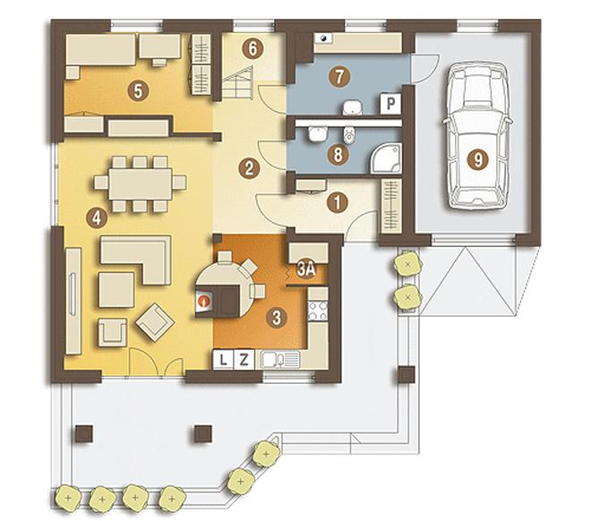 Patryk z garażem 1-st. [A]