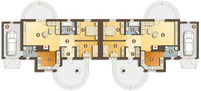 Skowronek z garażem 1-st. [A-BL2]