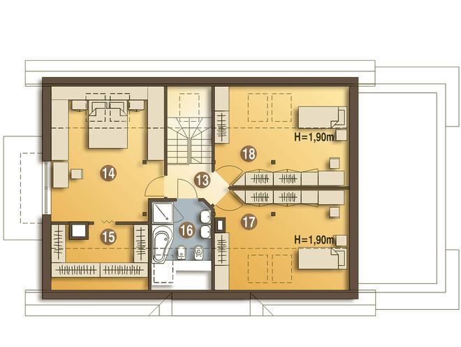 Amelia VI z garażem 1-st. [A]