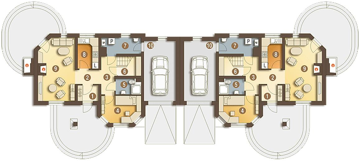 Sójka z garażem 1-st. [A-BL]