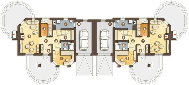 Sójka z garażem 1-st. [A-BL]
