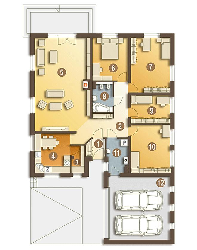 Sroka III z garażem 2-st. [A]