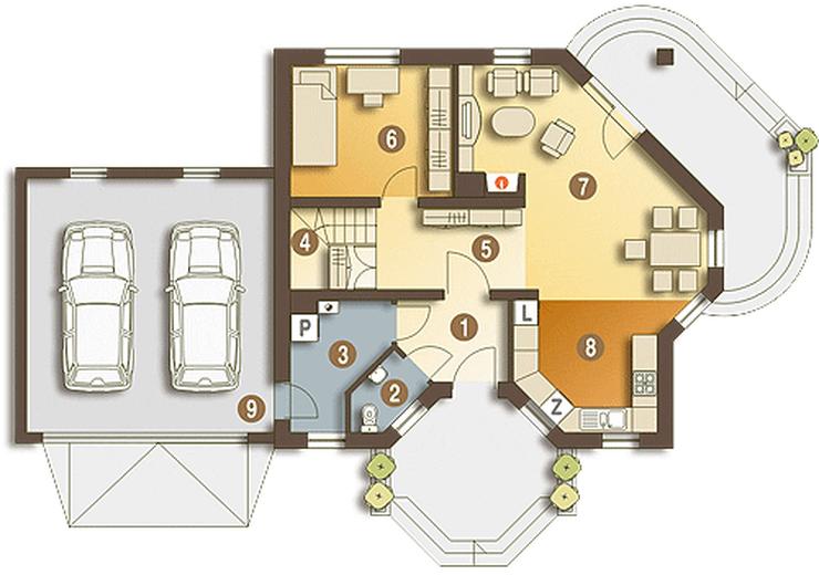 Szpak z garażem 2-st. [A1]