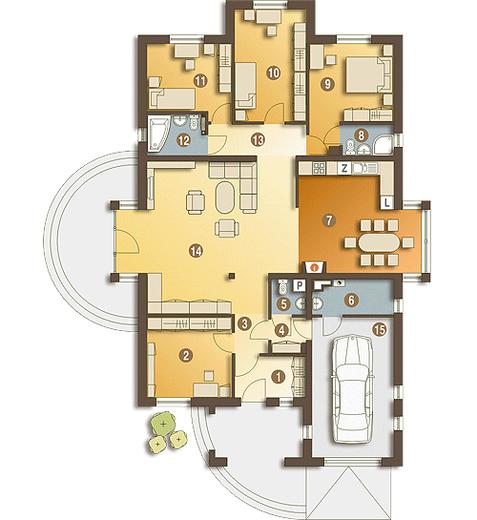 Anielka II z garażem 1-st. [A]