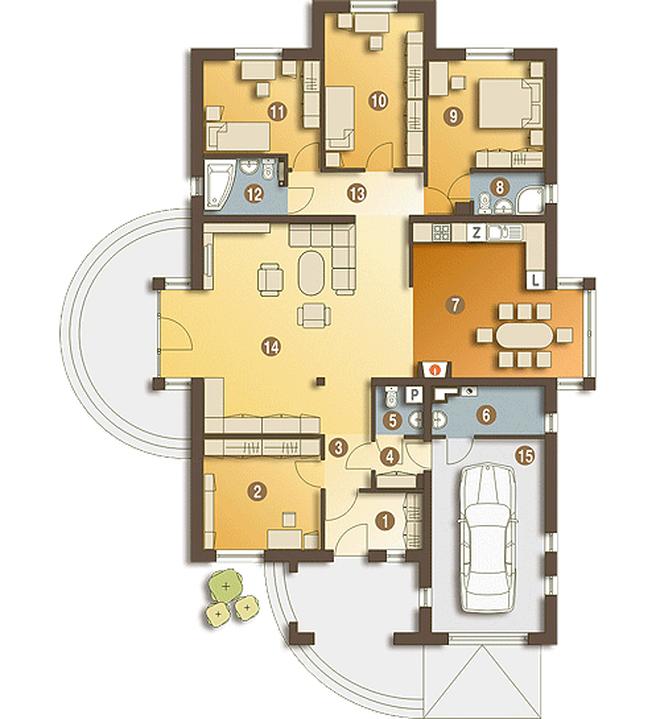 Anielka II z garażem 1-st. [A]