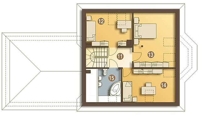 Szpak trend z garażem 2-st. [A]