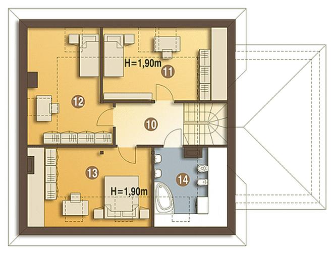 Tereska z garażem 1-st. [A]