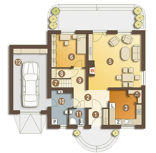 Tereska II z garażem 1-st. [A]