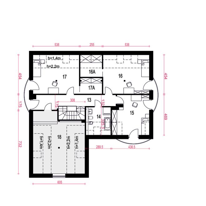 Wega z garażem 2-st. [A]