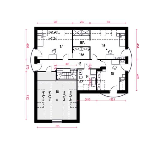 Wega z garażem 1-st. [A1]