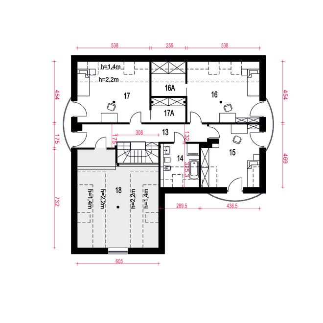 Wega z garażem 1-st. [A1]