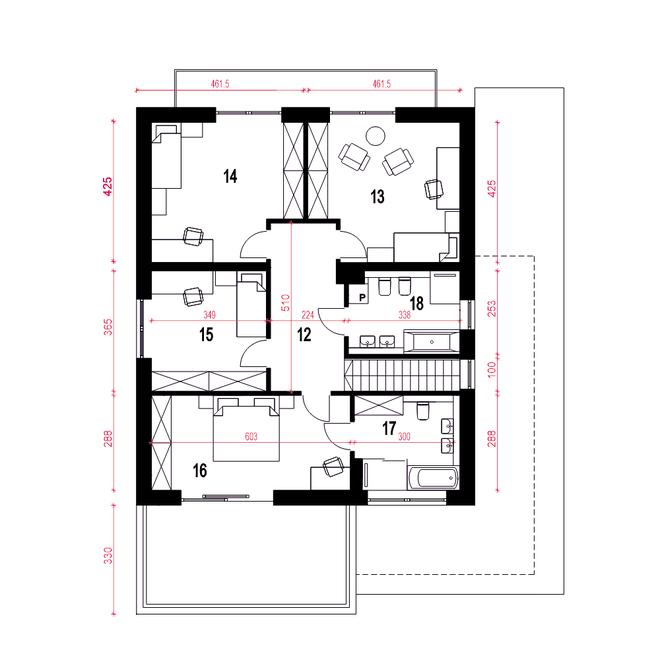 Willa pod kormoranem II z garażem 2-st. [A]
