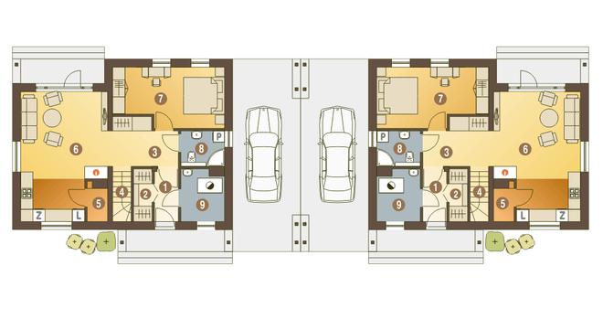 Wydrzyk z wiatą [A-BL1]