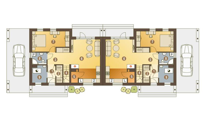 Wydrzyk z wiatą [A-BL2]