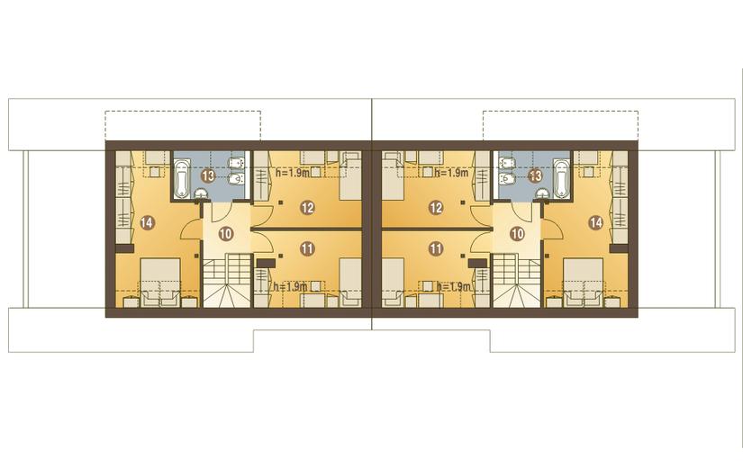 Wydrzyk z wiatą [A-BL2]