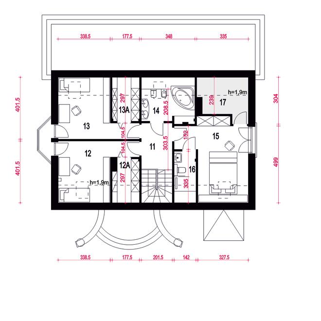 Zgrabna z garażem 1-st. [A]