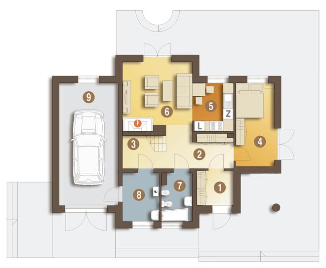 Artur z garażem 1-st. [A]