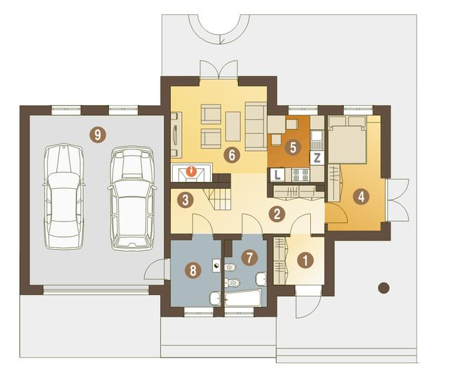 Artur z garażem 2-st. [A1]