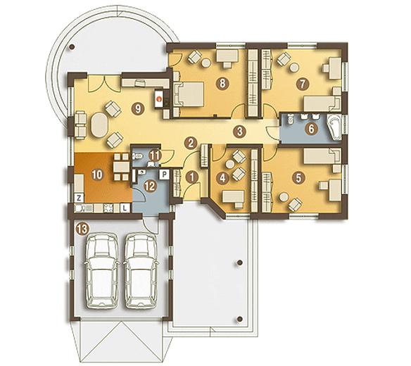 Basia z garażem 2-st. [A]