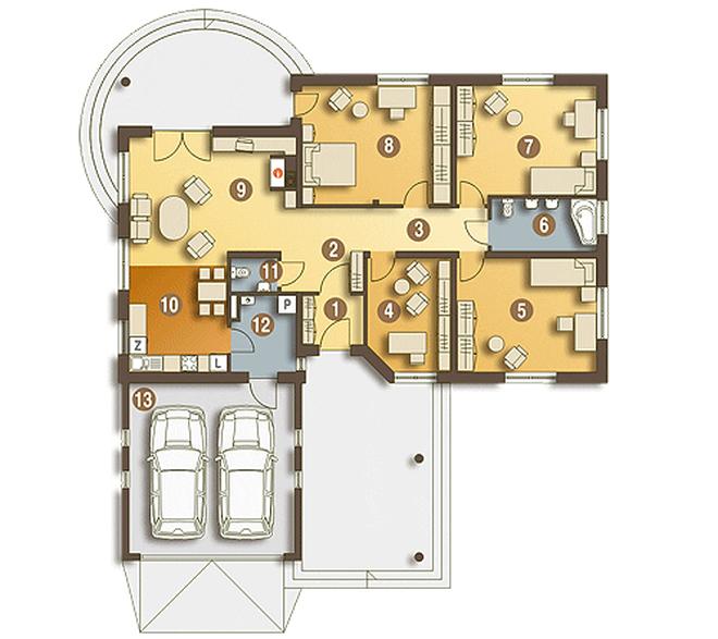 Basia z garażem 2-st. [A]