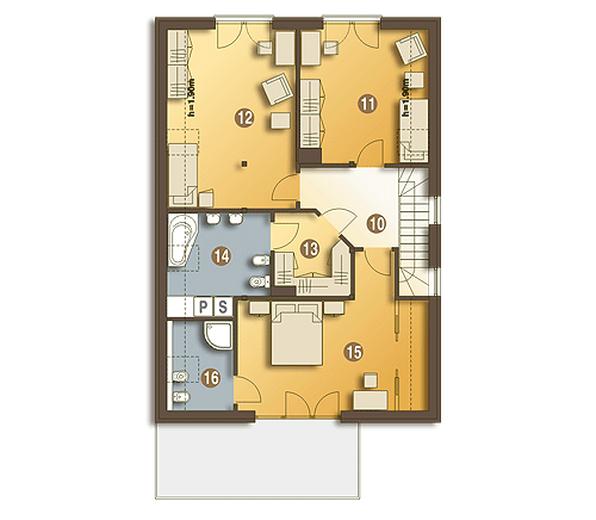 Adam z garażem 2-st. [A]