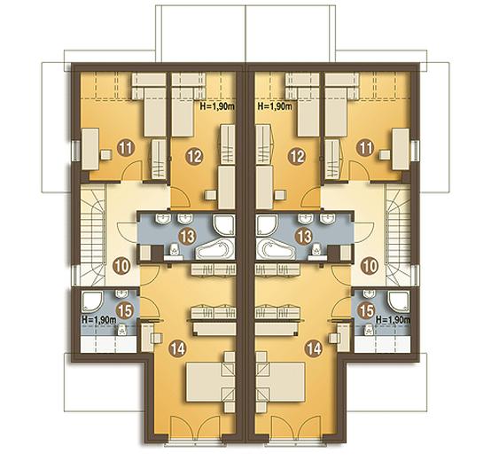 Bazyli z garażem 1-st. [A-BL1]