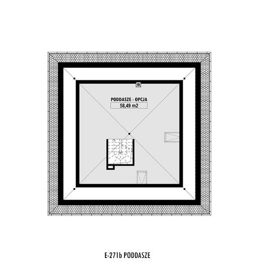 Projekt domu E-271b