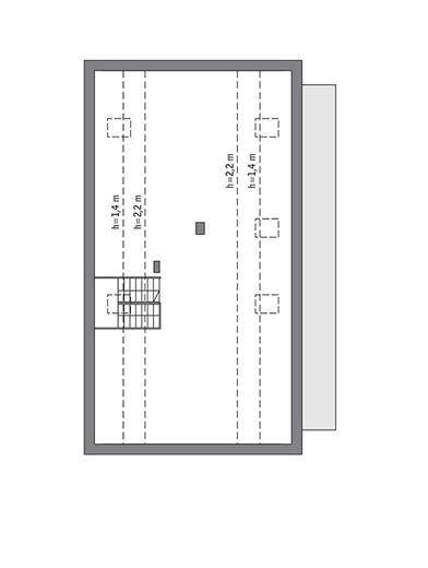 Nowatorski - wariant I (z wentylacją mechaniczną i rekuperacją)