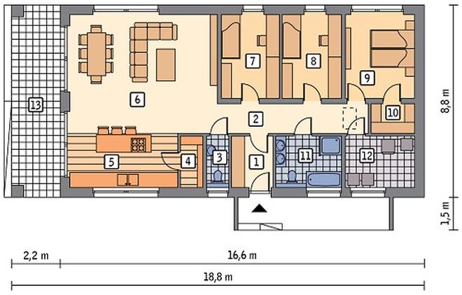 Nietuzinkowy (z wentylacją mechaniczną i rekuperacją)