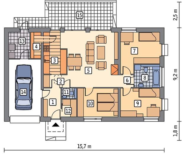 Niestereotypowy (z wentylacją mechaniczną i rekuperacją)