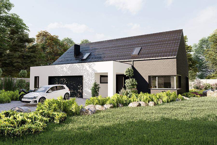 Projekt domu Murator Niestandardowy (z wentylacją mechaniczną i rekuperacją)