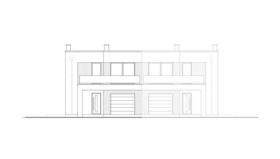 Projekt domu EG-94 segment skrajny
