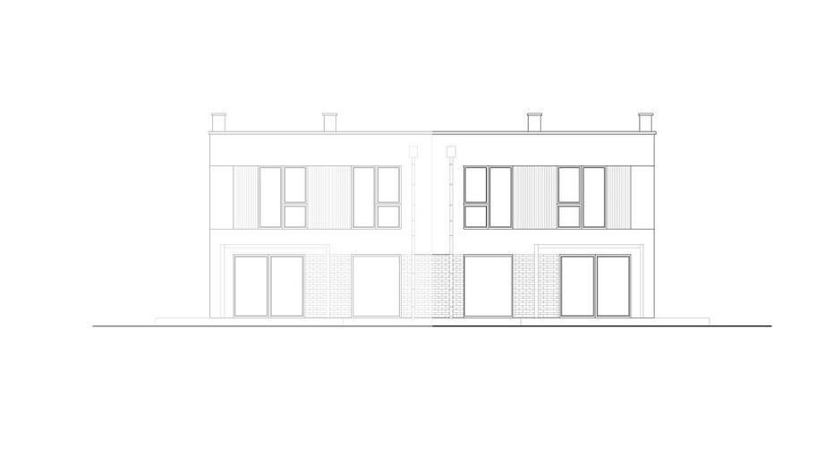 Projekt domu EG-94 segment skrajny