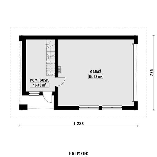 Budynek gospodarczy z garażem
