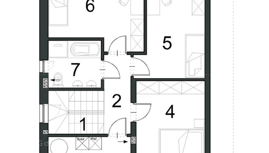 Projekt domu EG-88 segment skrajny
