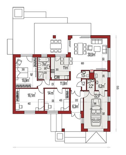 Evita A strop monolityczny