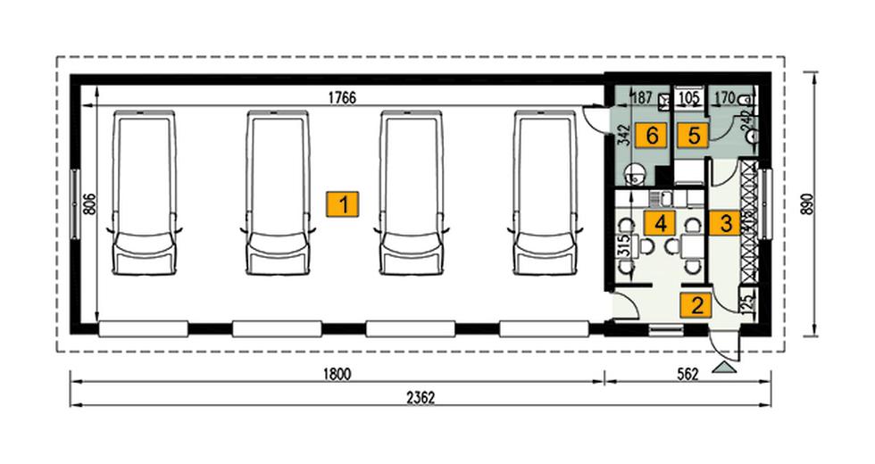 Budynek garażowo-magazynowy GM13a