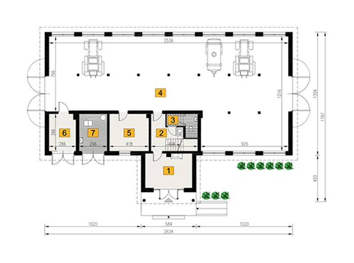 Budynek gospodarczy GM16