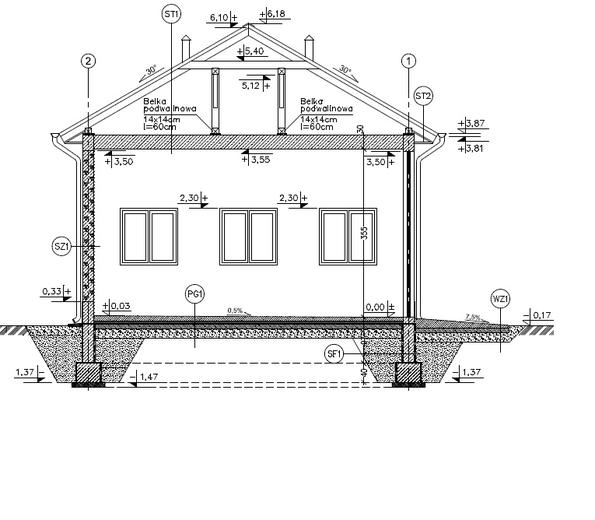 Budynek garażowo-magazynowy GMC03b