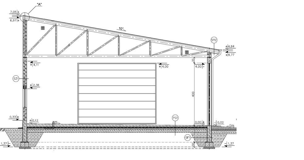 Budynek garażowo-magazynowy GMC04c