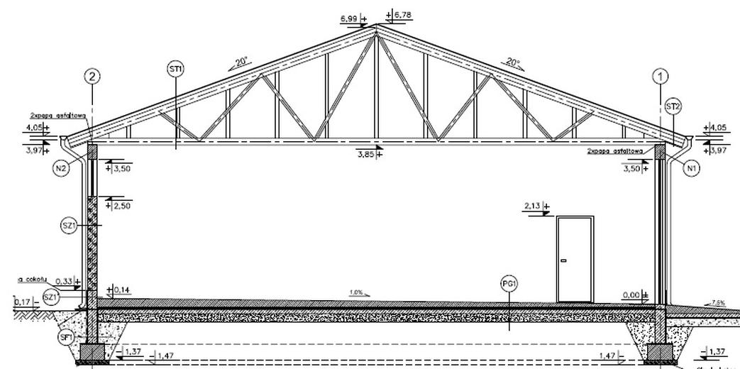 Budynek garażowo-magazynowy GMC10