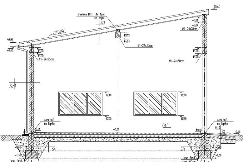Budynek garażowo-magazynowy GMC20a