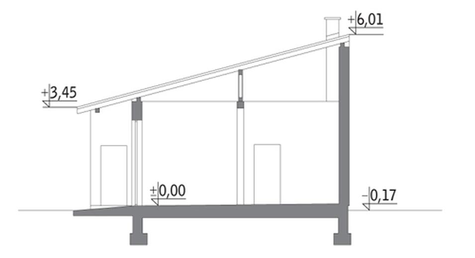 Budynek garażowo-magazynowy z częścią pomocniczą GMC28c